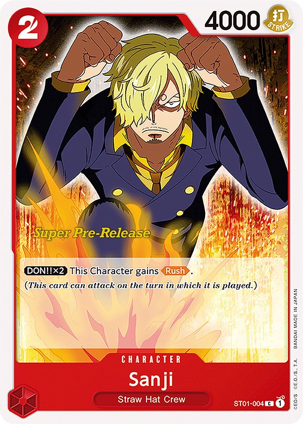 Sanji [Super Pre-Release Starter Deck: Straw Hat Crew] | Tables and Towers