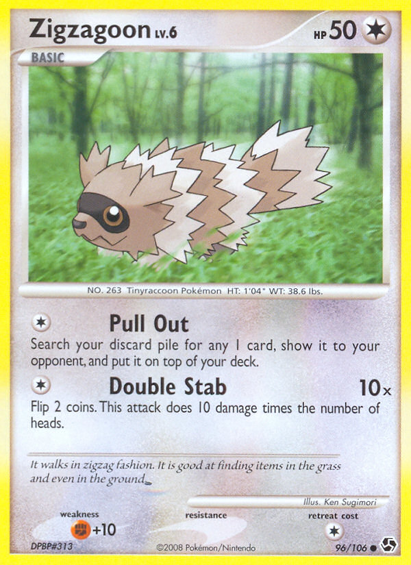 Zigzagoon (96/106) [Diamond & Pearl: Great Encounters] | Tables and Towers