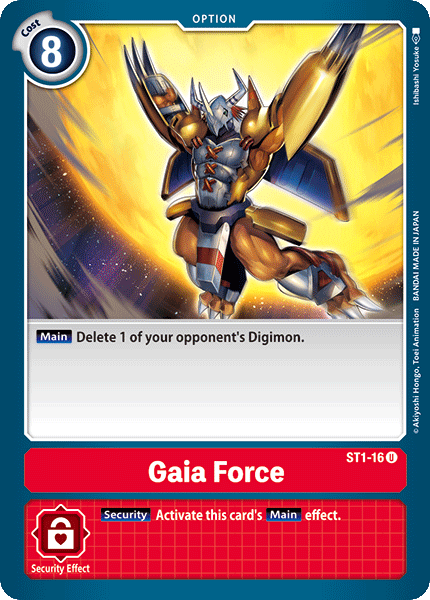 Gaia Force [ST1-16] [Starter Deck: Gaia Red] | Tables and Towers