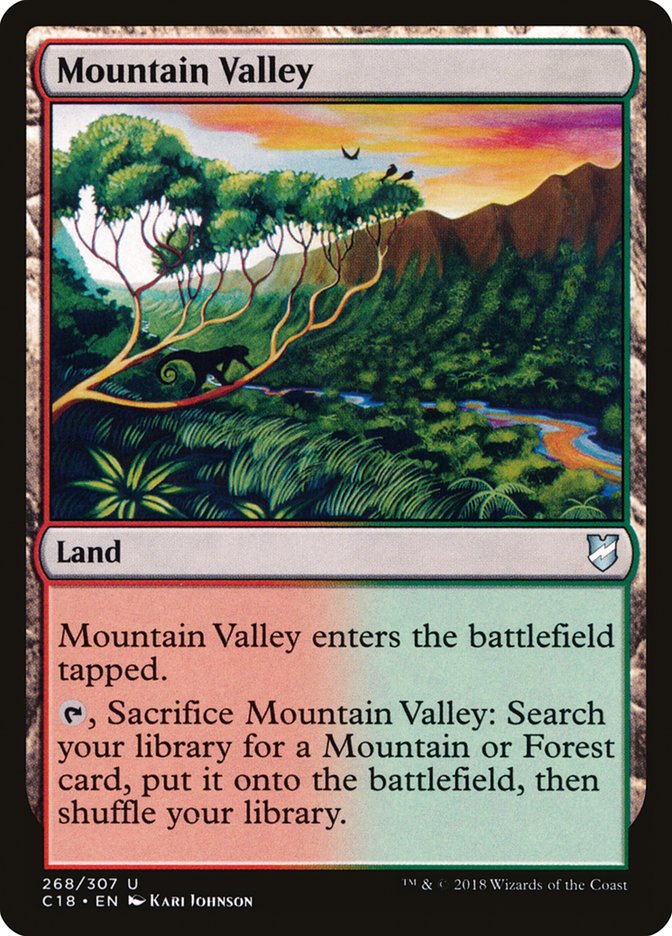 Mountain Valley [Commander 2018] | Tables and Towers