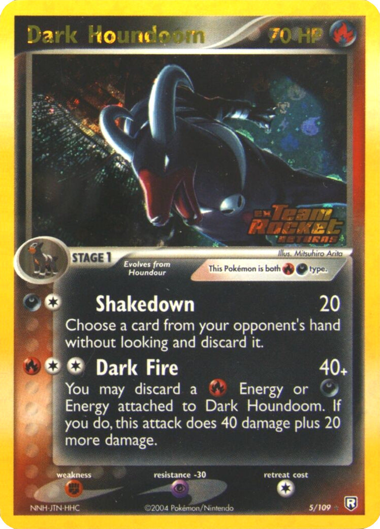 Dark Houndoom (5/109) (Stamped) [EX: Team Rocket Returns] | Tables and Towers