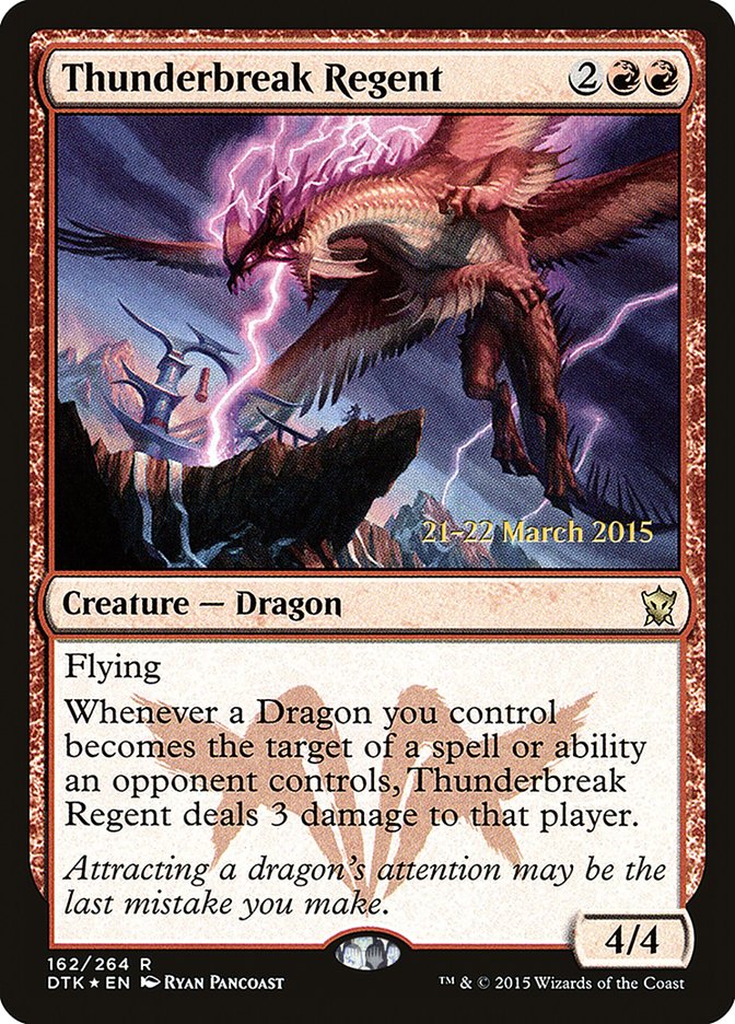 Thunderbreak Regent [Dragons of Tarkir Prerelease Promos] | Tables and Towers