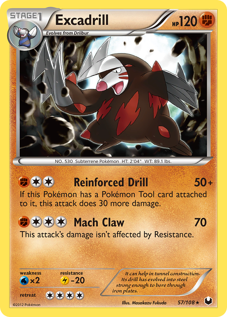 Excadrill (57/108) [Black & White: Dark Explorers] | Tables and Towers