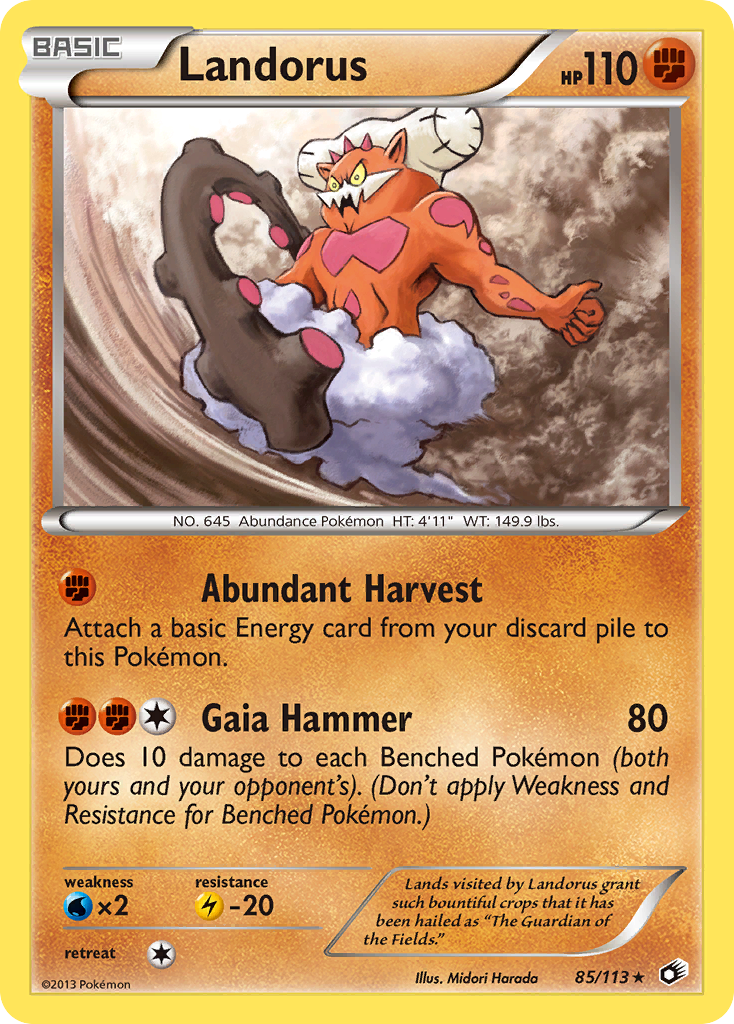 Landorus (85/113) [Black & White: Legendary Treasures] | Tables and Towers