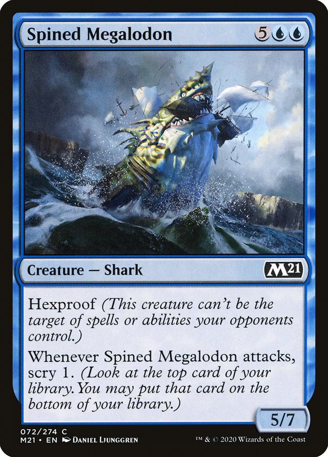 Spined Megalodon [Core Set 2021] | Tables and Towers