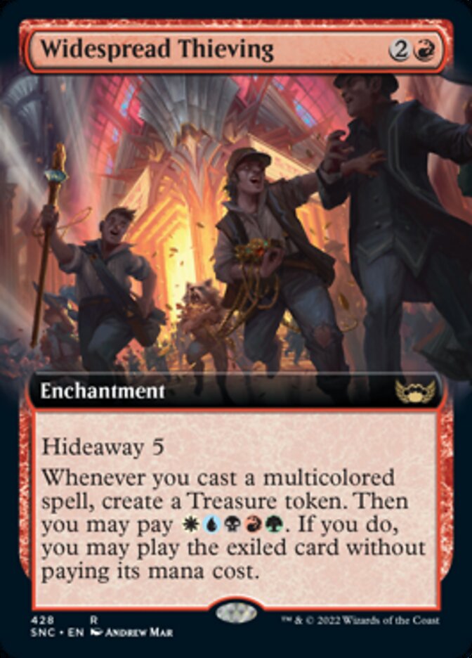 Widespread Thieving (Extended Art) [Streets of New Capenna] | Tables and Towers