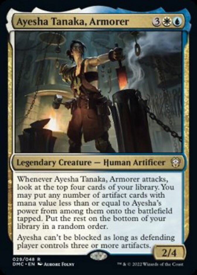 Ayesha Tanaka, Armorer [Dominaria United Commander] | Tables and Towers