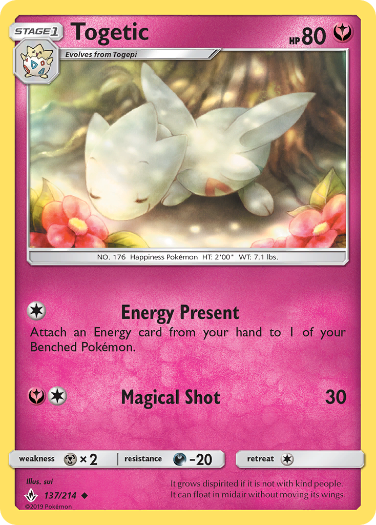 Togetic (137/214) [Sun & Moon: Unbroken Bonds] | Tables and Towers