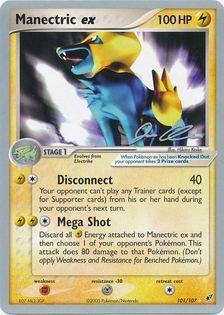 Manectric ex (101/107) (Mewtrick - Jason Klaczynski) [World Championships 2006] | Tables and Towers