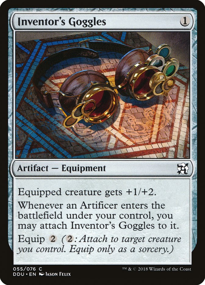 Inventor's Goggles [Duel Decks: Elves vs. Inventors] | Tables and Towers