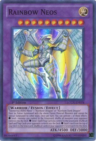 Rainbow Neos [LCGX-EN074] Super Rare | Tables and Towers