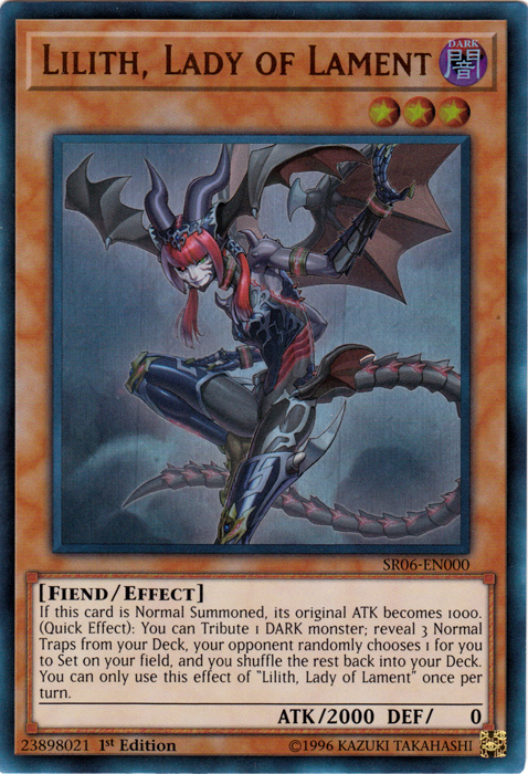 Lilith, Lady of Lament [SR06-EN000] Ultra Rare | Tables and Towers