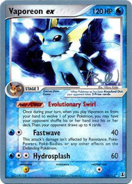 Vaporeon ex (110/113) (Eeveelutions - Jimmy Ballard) [World Championships 2006] | Tables and Towers