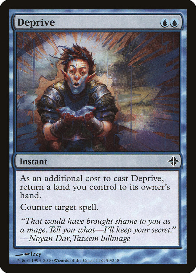 Deprive [Rise of the Eldrazi] | Tables and Towers