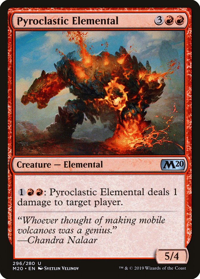 Pyroclastic Elemental [Core Set 2020] | Tables and Towers