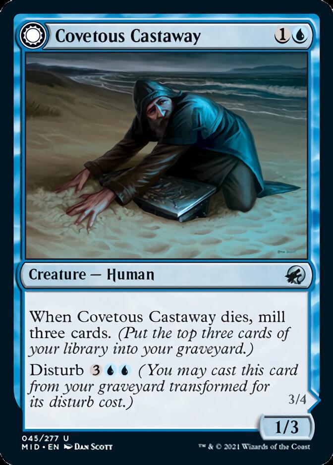 Covetous Castaway // Ghostly Castigator [Innistrad: Midnight Hunt] | Tables and Towers