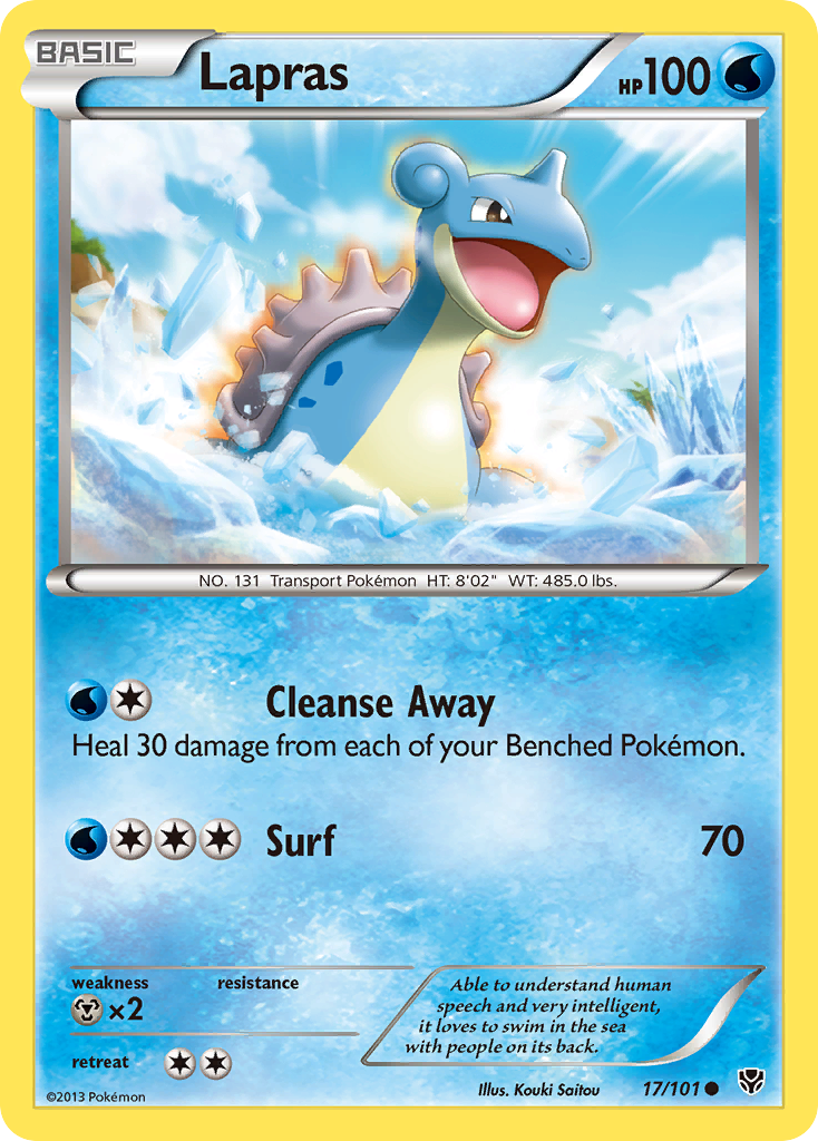 Lapras (17/101) [Black & White: Plasma Blast] | Tables and Towers