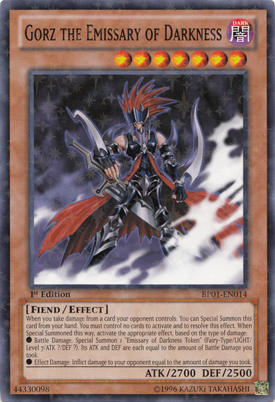 Gorz the Emissary of Darkness [BP01-EN014] Starfoil Rare | Tables and Towers