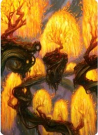 Grove of the Burnwillows Art Card [Zendikar Rising Art Series] | Tables and Towers