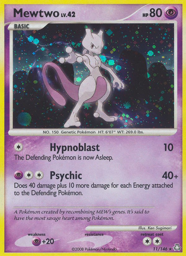 Mewtwo (11/146) [Diamond & Pearl: Legends Awakened] | Tables and Towers