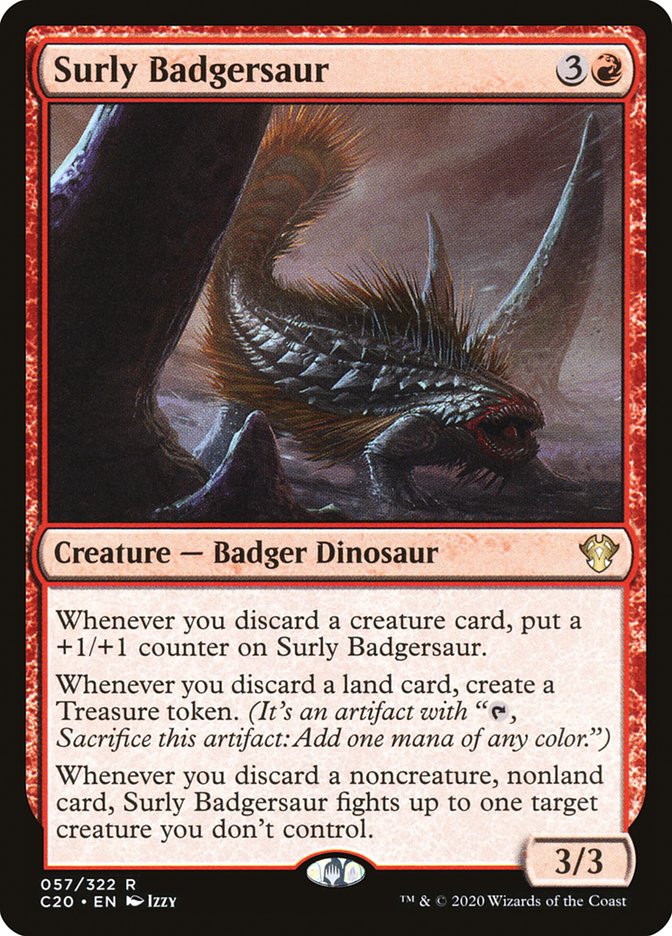 Surly Badgersaur [Commander 2020] | Tables and Towers