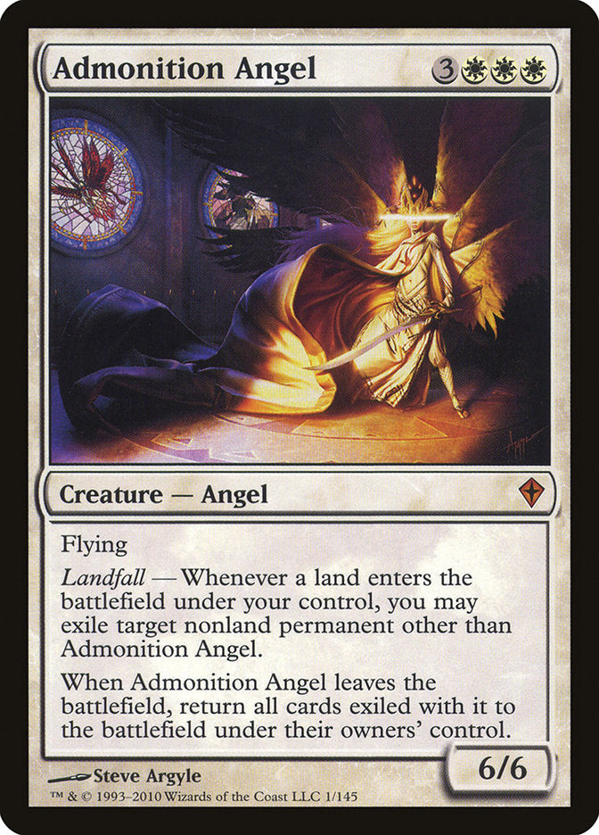 Admonition Angel [Worldwake] | Tables and Towers