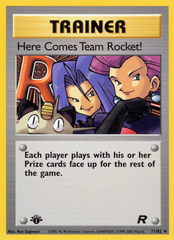 Here Comes Team Rocket! (71/82) [Team Rocket 1st Edition] | Tables and Towers