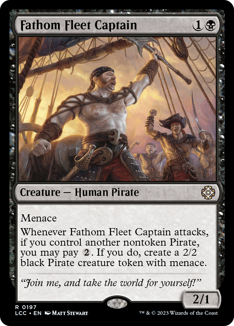 Fathom Fleet Captain [The Lost Caverns of Ixalan Commander] | Tables and Towers