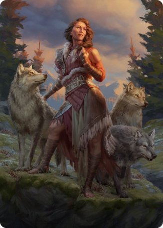 Arlinn, the Pack's Hope 1 Art Card [Innistrad: Midnight Hunt Art Series] | Tables and Towers