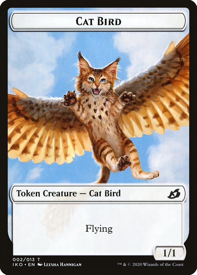 Cat Bird Token [Ikoria: Lair of Behemoths Tokens] | Tables and Towers