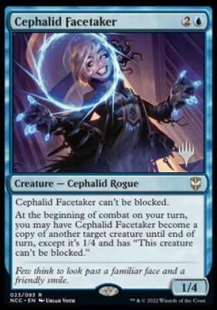 Cephalid Facetaker (Promo Pack) [Streets of New Capenna Commander Promos] | Tables and Towers