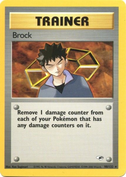 Brock (98/132) [Gym Heroes Unlimited] | Tables and Towers