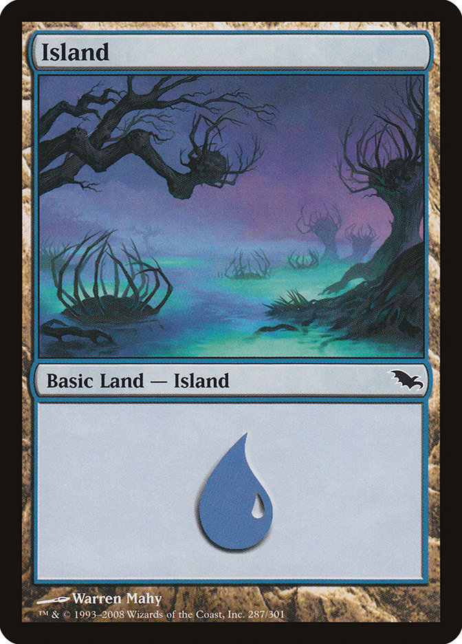 Island (287) [Shadowmoor] | Tables and Towers