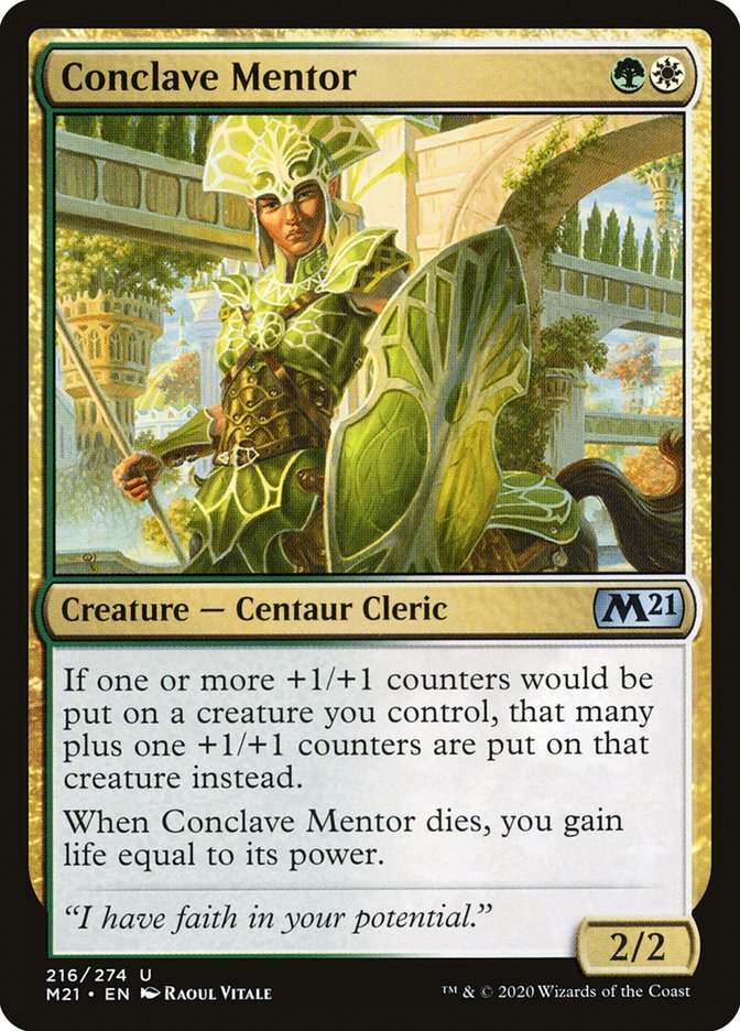 Conclave Mentor [Core Set 2021] | Tables and Towers