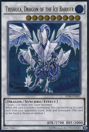 Trishula, Dragon of the Ice Barrier [AP08-EN001] Ultimate Rare | Tables and Towers