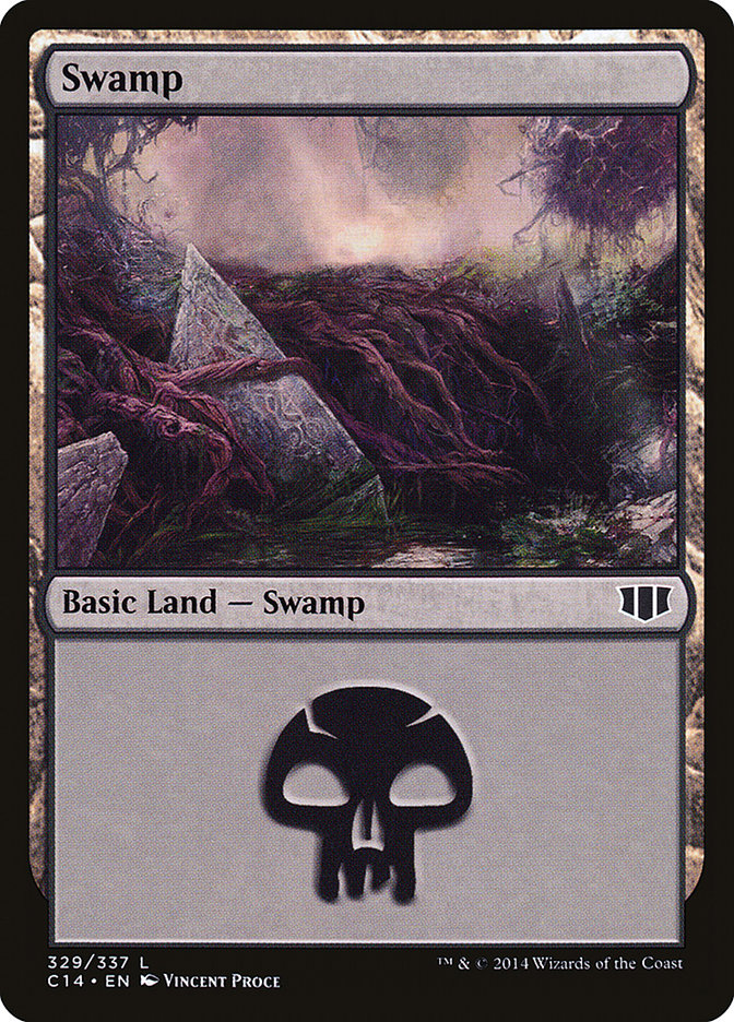 Swamp (329) [Commander 2014] | Tables and Towers