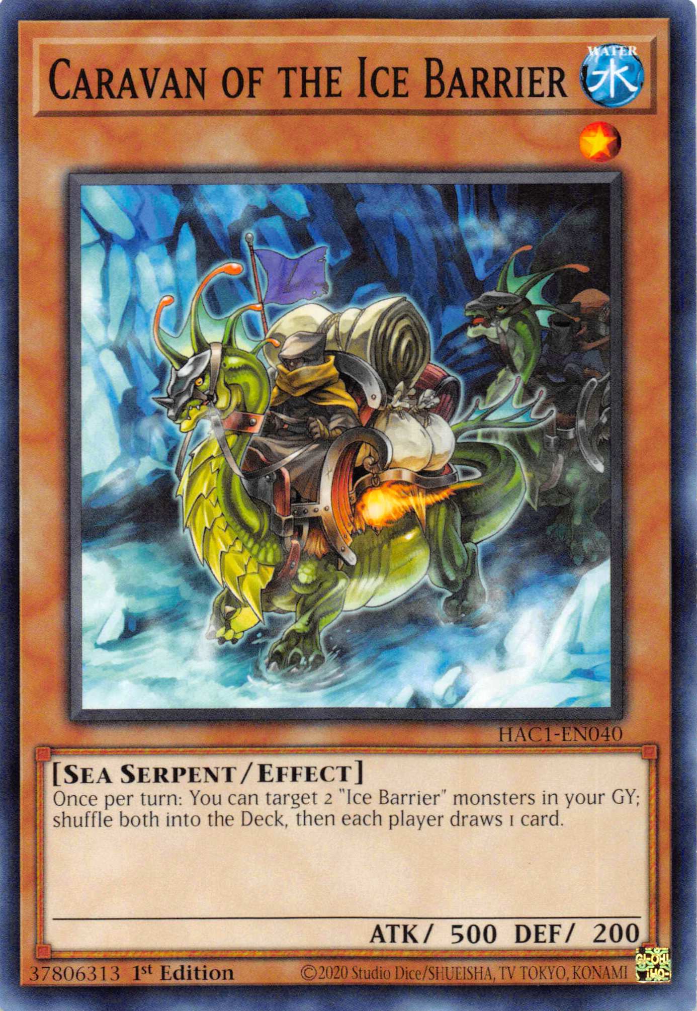 Caravan of the Ice Barrier (Duel Terminal) [HAC1-EN040] Parallel Rare | Tables and Towers