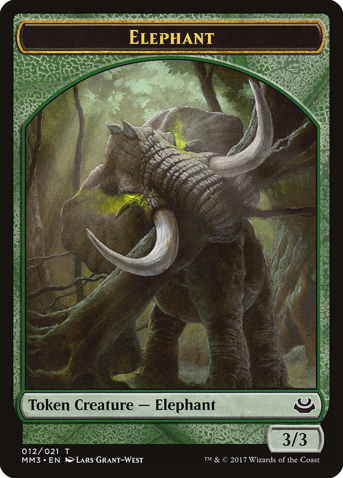 Elephant Token [Modern Masters 2017 Tokens] | Tables and Towers