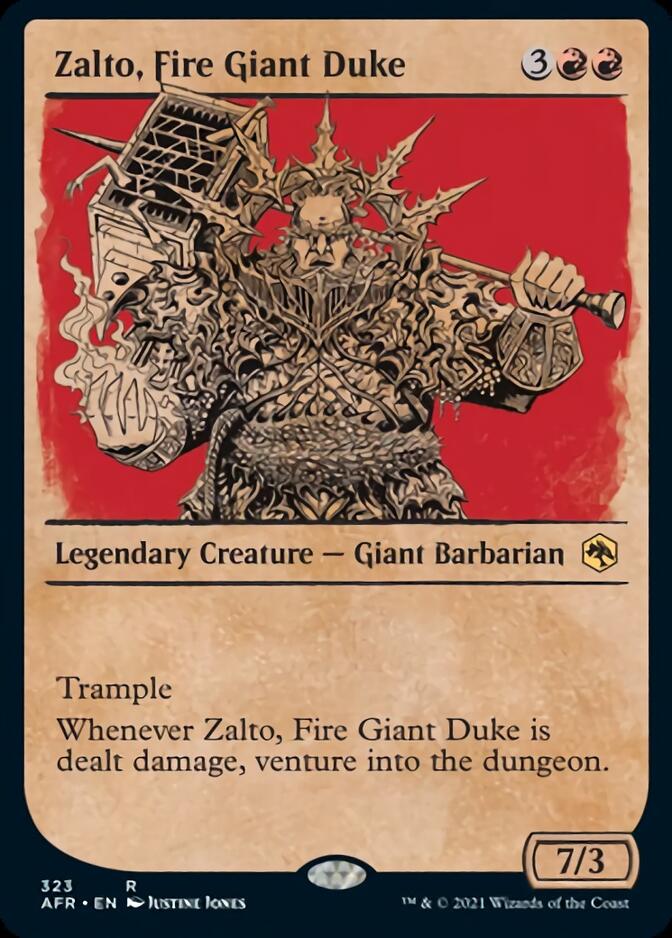 Zalto, Fire Giant Duke (Showcase) [Dungeons & Dragons: Adventures in the Forgotten Realms] | Tables and Towers