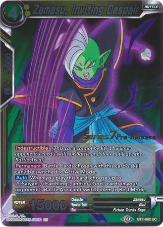 Zamasu, Inviting Despair (BT7-092_PR) [Assault of the Saiyans Prerelease Promos] | Tables and Towers