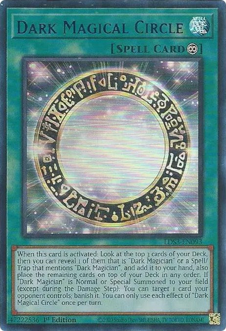 Dark Magical Circle (Blue) [LDS3-EN093] Ultra Rare | Tables and Towers