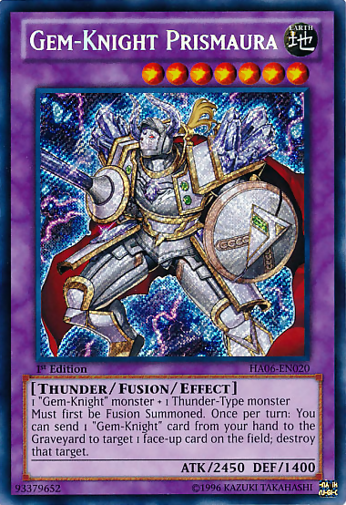 Gem-Knight Prismaura [HA06-EN020] Secret Rare | Tables and Towers