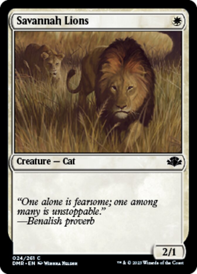 Savannah Lions [Dominaria Remastered] | Tables and Towers