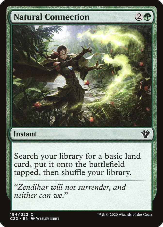 Natural Connection [Commander 2020] | Tables and Towers