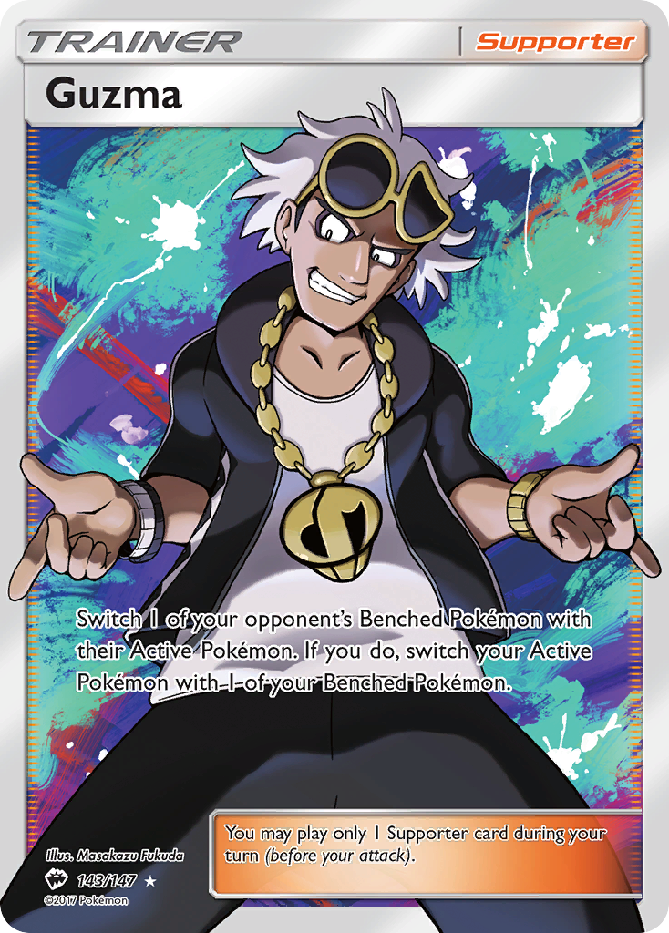 Guzma (143/147) [Sun & Moon: Burning Shadows] | Tables and Towers