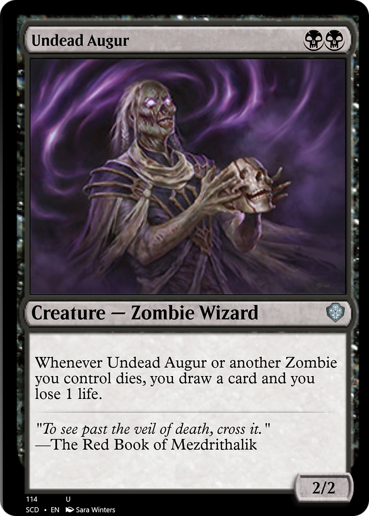 Undead Augur [Starter Commander Decks] | Tables and Towers