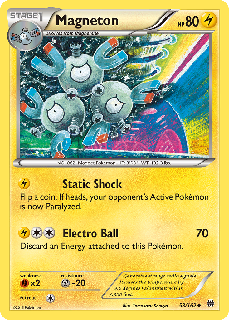 Magneton (53/162) [XY: BREAKthrough] | Tables and Towers