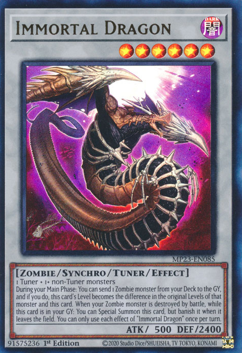 Immortal Dragon [MP23-EN085] Ultra Rare | Tables and Towers