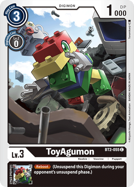 ToyAgumon [BT2-055] [Release Special Booster Ver.1.0] | Tables and Towers