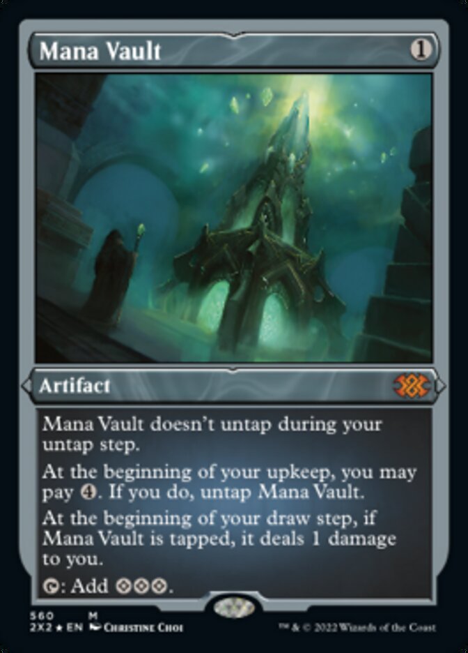 Mana Vault (Foil Etched) [Double Masters 2022] | Tables and Towers